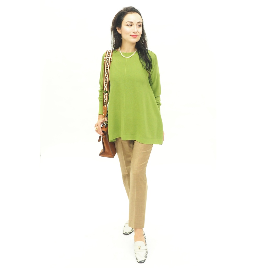 Test 1 ReginaEve 100% Giza Cotton Long Sleeve Hem Tunic