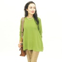 Test 1 ReginaEve 100% Giza Cotton Long Sleeve Hem Tunic